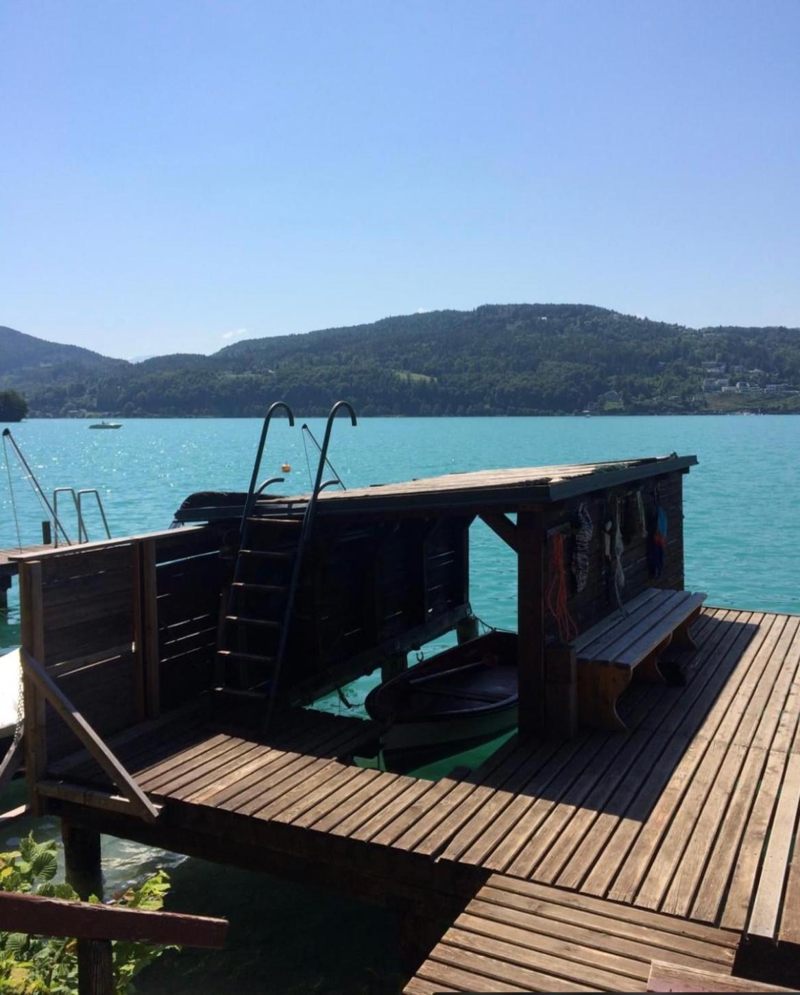Seehaus Hochauer Direkter Seezugang Woerthersee Apartment Portschach am Woerthersee Ngoại thất bức ảnh